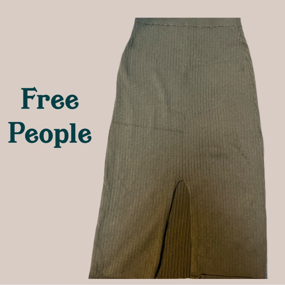 FREE PEOPLE MIDI SKIRT -SIZE M